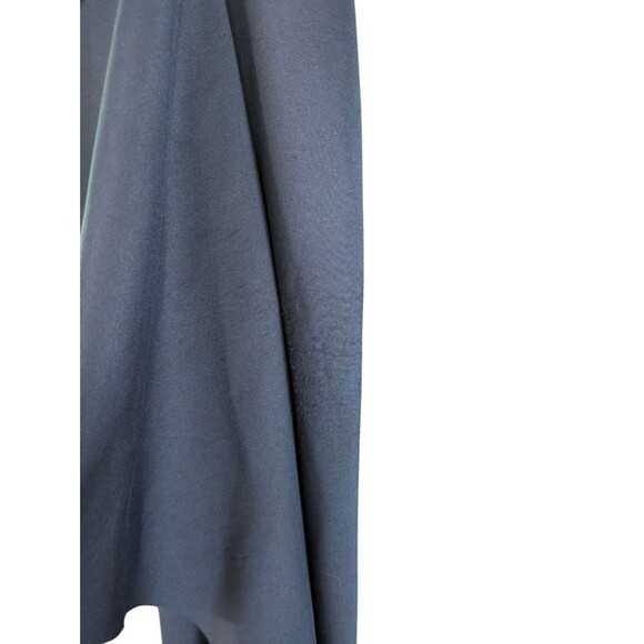 Xscape Ruffle Puff Sleeve Gown Dress Blue Size 4 - Picture 6 of 7